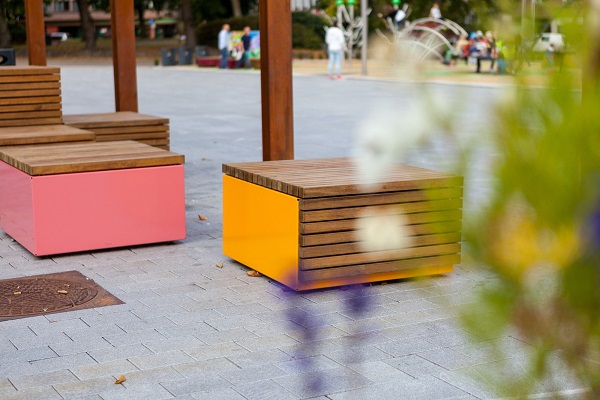 Fig 8 examples of pop-up seating