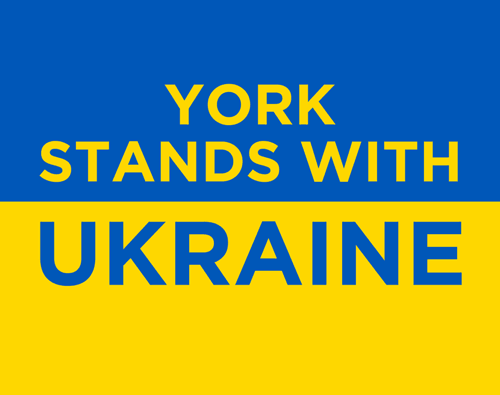 York stands with Ukraine
