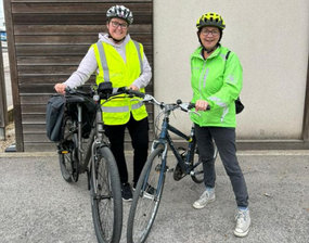 Cycle Trainers with bikes