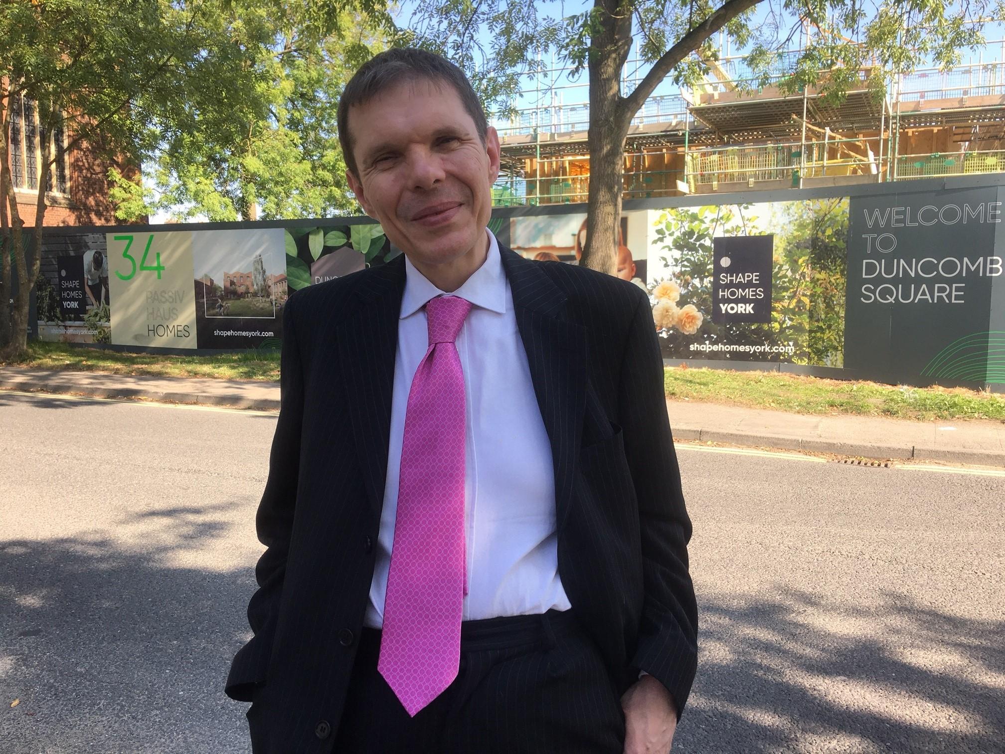 Cllr Pavlovic at Duncombe Barracks