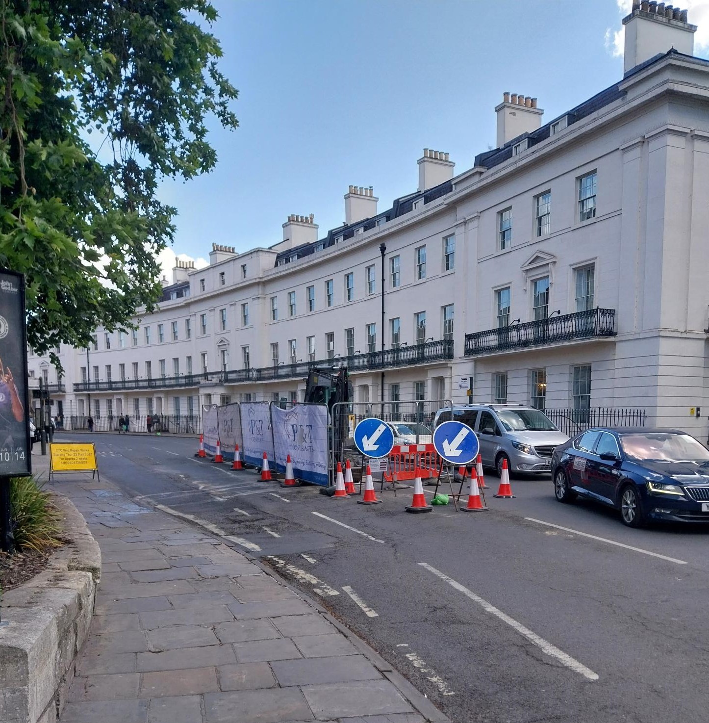 An image of St Leonard's Place, where urgent repairs will start next week