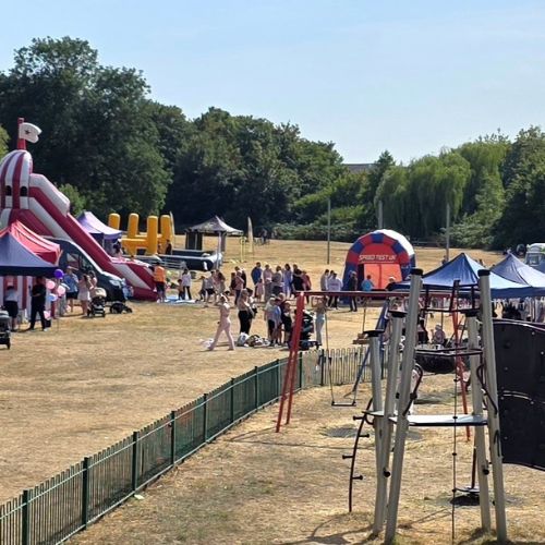 A festival in a park