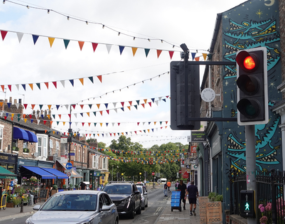 Image of traffic lights on Bishopthorpe Road