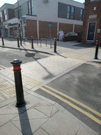 Acomb front street crossing after improvements