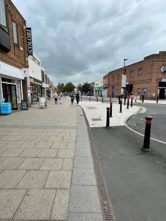 Acomb front street paving before improvements