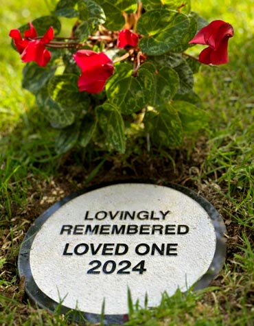 Granite disc memorial