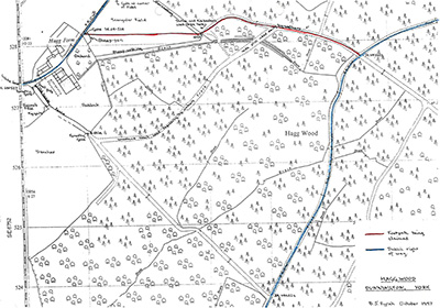 DMMO Register location map for 010: Hagg Farm to Footpath 11.