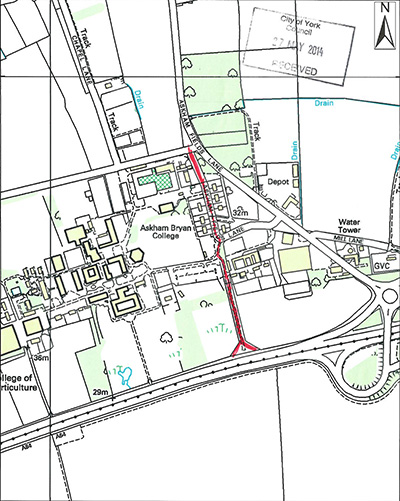 DMMO Register location map for 031: Askham Fields Lane.
