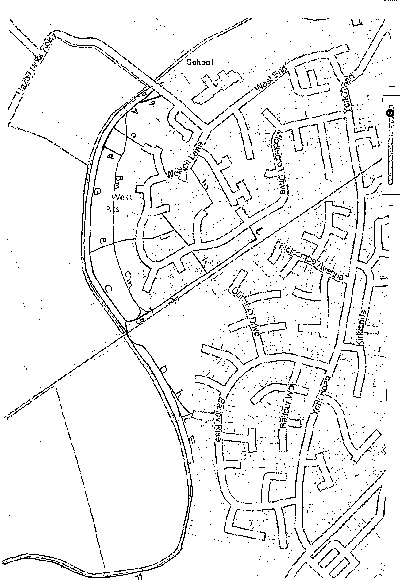DMMO Register location map for 036: Towthorpe Bridge to Haxby Moor Land Lying to East of The River Foss.