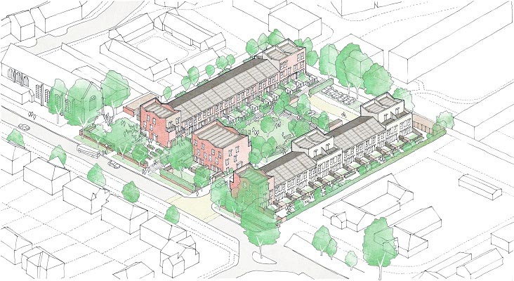 An alternative plan for the Duncombe Barracks site