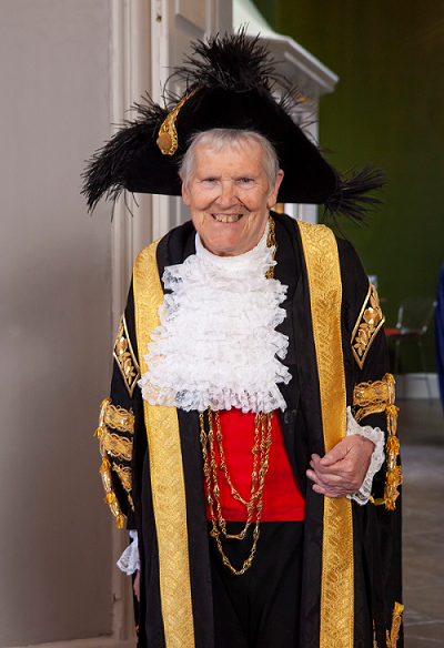 The Rt Hon the Lord Mayor of York, Janet Looker The Lord Mayor of York for 2019/20, Janet Looker.