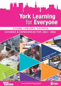Front cover for York Learning for Everyone Brochure
