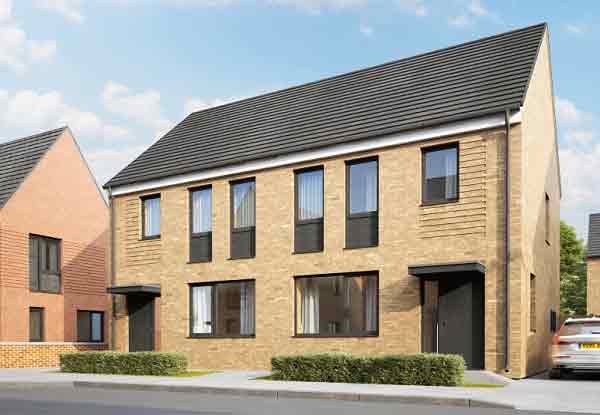 An artist's impression of the Clover house for Lowfield Green housing development from Shape Homes York
