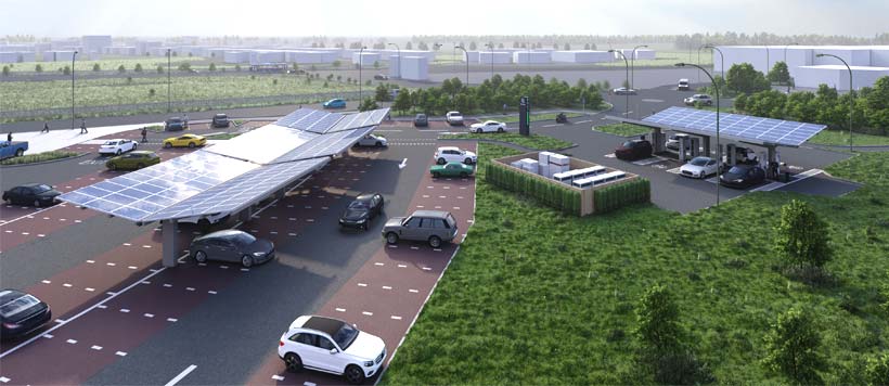 Electric Vehicle Hyperhub at Monks Cross