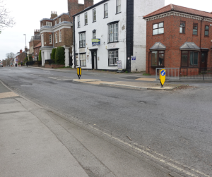 A formal crossing point near Morrisons has been created