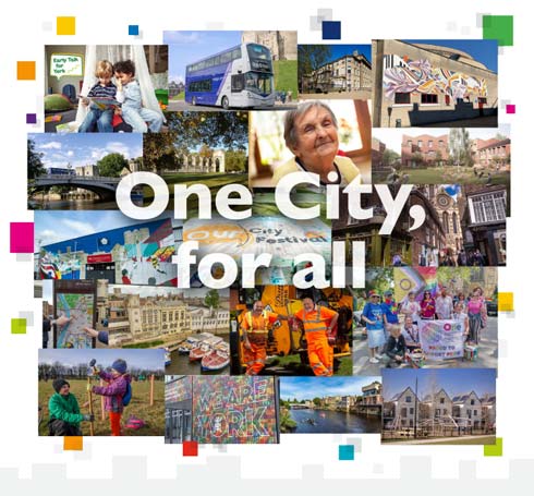 One city for all - montage of York photographs
