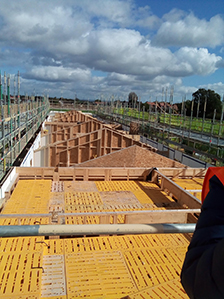 Burnholme Green housing development external view, under construction