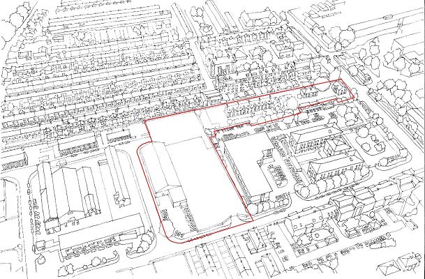 Ordnance lane site outline