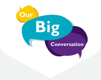 Our Big Conversation logo.