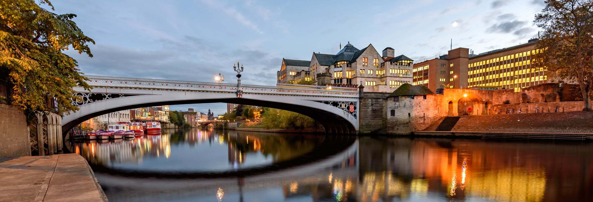 View of Lendal Bridge from the Rive Ouse, York