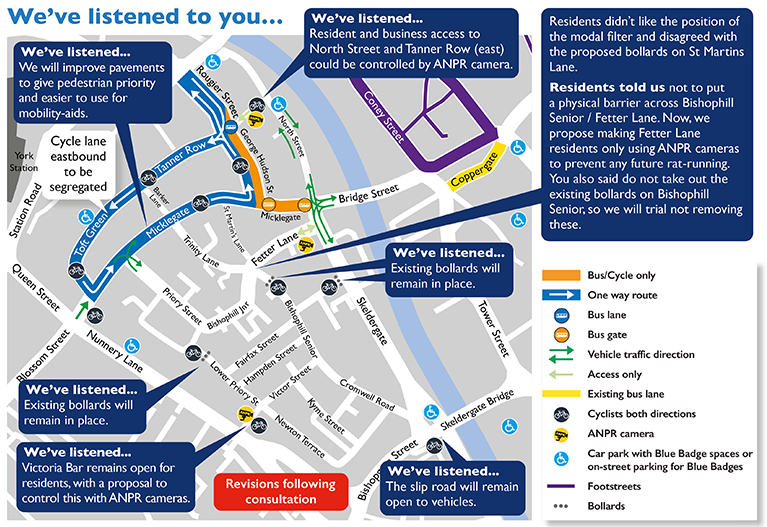 The Rougier Route proposals map shows what you told us and how we have updated our proposals.