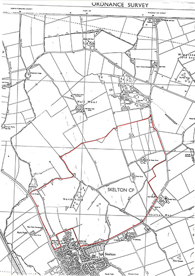 Section 31(6) Deposit Register location map for 016: Park Farm, Spring Hill Farm, Wide Open Farm