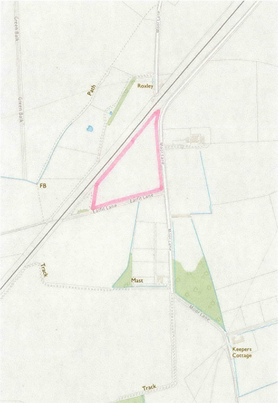 Section 31(6) Deposit Register location map for 019 (b): Land around Copmanthorpe