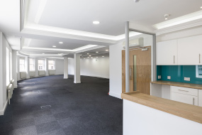 Suite 1a swinegate court east view from kitchen overlooking floorspace