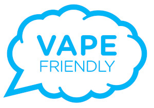 Vape friendly accreditation logo