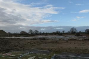 Site clearance at York Community Stadium.